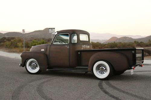 1954 chevrolet 3100 truck 5 window rat rod-409 bbc &amp; 700r4 this thing is awesome
