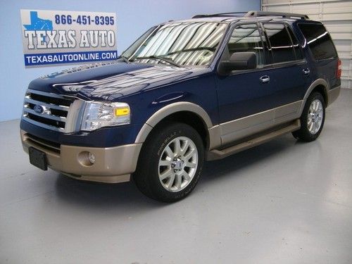 We finance!!  2011 ford expedition xlt flex fuel leather 3rd row sync texas auto
