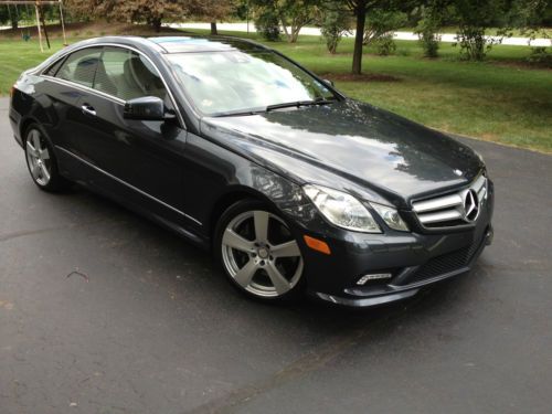Mercedes benz 2011 e550 coupe - rare and in excellent condition. original owner.