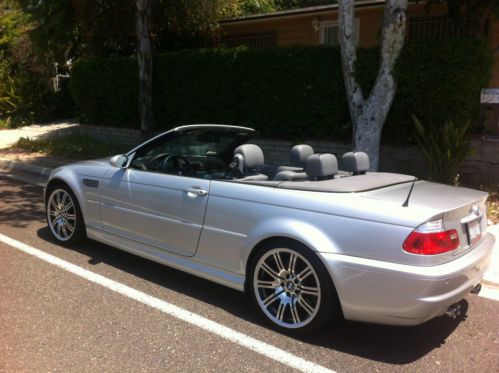 2004 bmw m3 base convertible 2-door 3.2l smg w/ 19&#034; m3 wheels $14,900