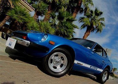 1974 datsun 260z real california blue plate original selling no reserve!