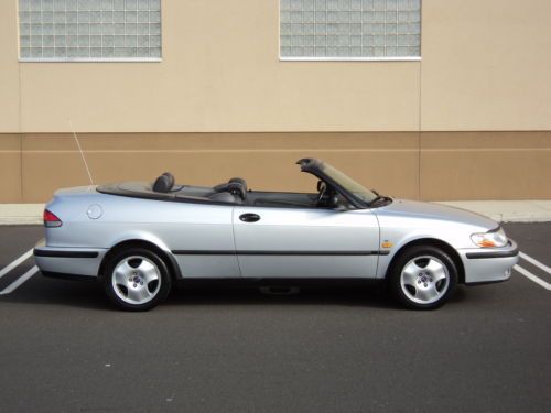 1999 98 00 01 02 saab 9-3 93 se turbo convertible only 66k non smoker no reserve