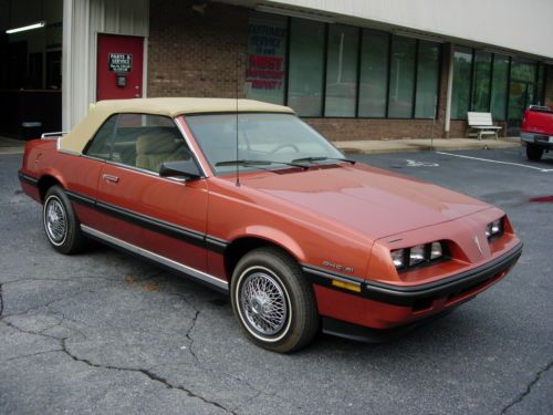 1985 pontiac sunbird convertible