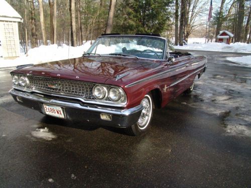 1963 ford galaxie 500 xl convertible, sweet ride