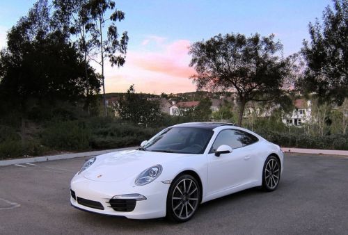2013 porsche 911 carrera ultra rare targa $100k sticker 11k miles 991 california