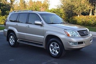 2006 lexus gx 470 gold 4wd luxury suv,leather, alloy wood  new tires, no reserve