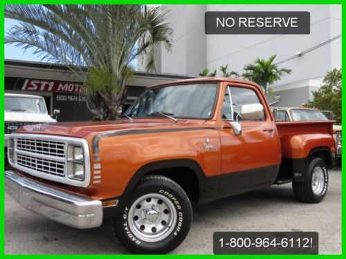 1979 dodge d100 pickup no reserve orig miles custom candy coat paint must see