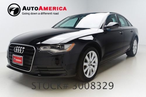 25k one 1 owner low miles 2013 audi a6 2.0t premium plus nav sunroof leather