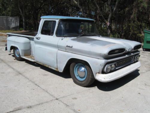 1961 chevrolet apache pickup truck florida chevy inline 6