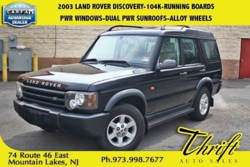 2003 land rover discovery-104k-pwr windows-dual pwr sunroofs
