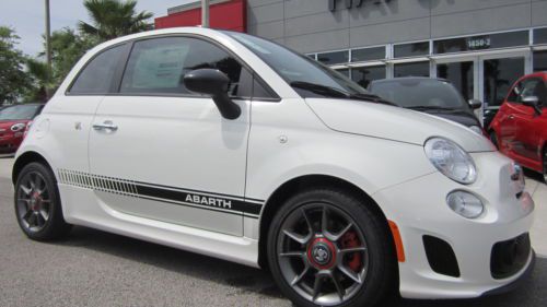 New fiat 500c abarth cabrio 1.4 liter turbo 5-speed manual shipping available