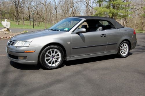 No reserve...one owner 2004 saab 9 3 convertible arc, 2.0 liter turbo,auto trans