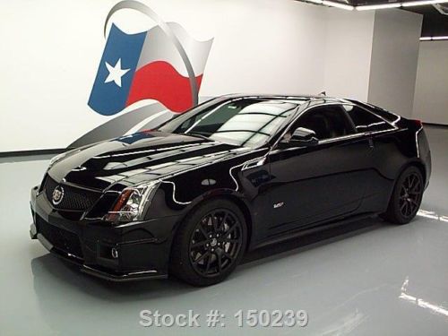 2012 cadillac cts-v supercharged sunroof nav recaro 19k texas direct auto