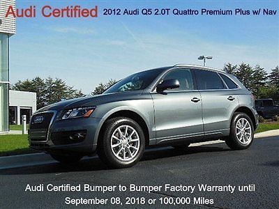Audi certified with 100,000 mile warranty