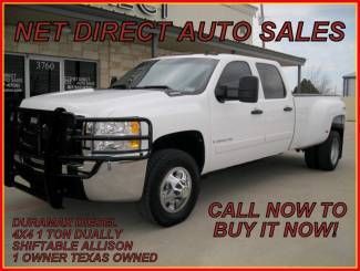 08 chevy dually duramax 4wd allison 1 owner texas truck net direct auto sales