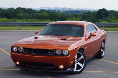 Rare toxic orange pearlcoat 2011 dodge challenger srt8 392