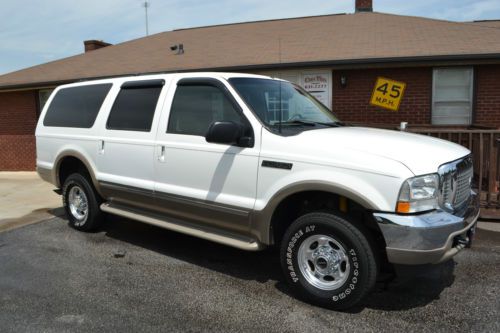 2002 ford excursion limited 4-door 7.3l diesel 4 wheel drive rust free clean!