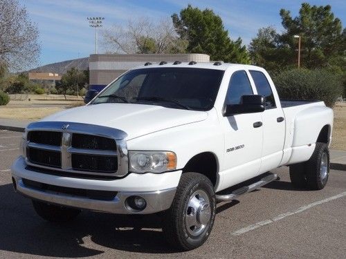 **no reserve** 2003 dodge dually 3500 4x4 slt 5.9l cummins turbo diesel!!!