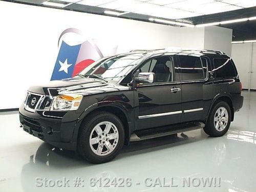 2010 nissan armada platinum sunroof leather nav dvd 13k texas direct auto