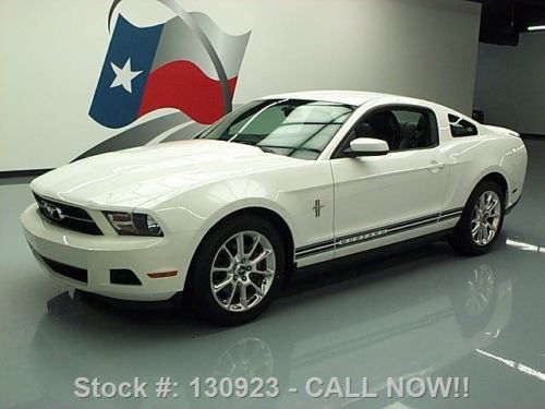 2011 ford mustang v6 premium auto htd leather 33k miles texas direct auto