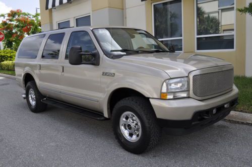 2004 05 03 02 01 ford excursion limited eddie bauer 4x4 bullet proofed 6.0