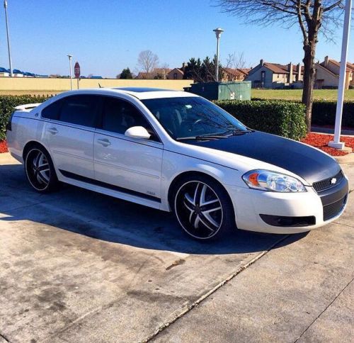 2009 white chevy impala ss