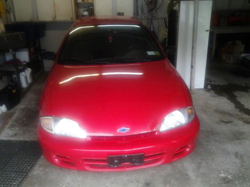 2002 chevy cavalier / red / used / inspection good until april 2014