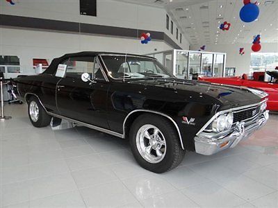 Ss 396 1966 chevrolet chevelle ss convertible 396 low miles 2 dr