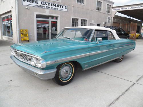 Classic 1964 ford galaxie convertible
