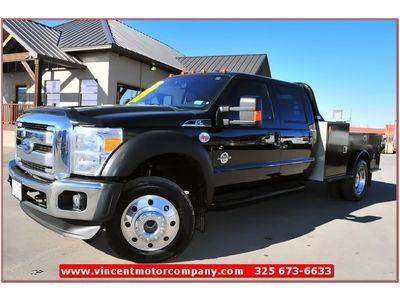 2011 ford superduty f-550 lariat low miles cm flatbed diesel vincentmotorcompany