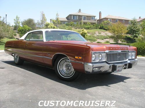 1973 chrysler newport 2-door special edition with rare navajo package