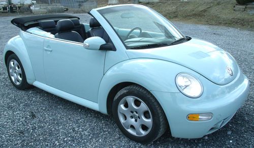2003 convertible bug beetle * nice * low miles * leather * loaded * no reserve