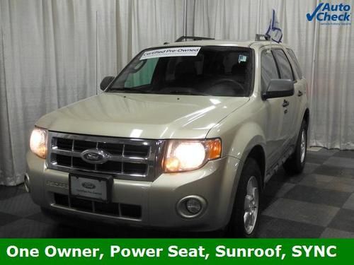 2011 ford escape xlt,we finance,gold,fwd,ford certified