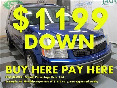 2005(05)equinox lt awd we finance bad credit! buy here pay here low down $1199