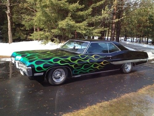 1967 pontiac grand prix gp vintage low rider custom with flames