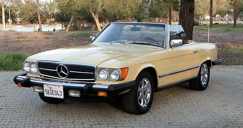 California original, 1979 450 sl (w-107) roadster, 100% rust free, low miles, a+