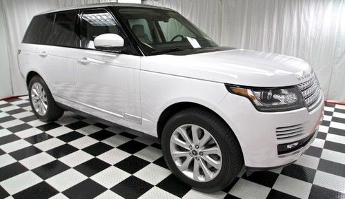 2013 range rover hse pkg!!  white on white!!  extremely rare!!  export ok!!