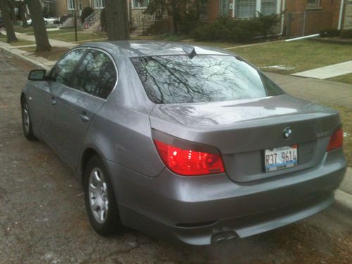 2004 bmw 525i grey color