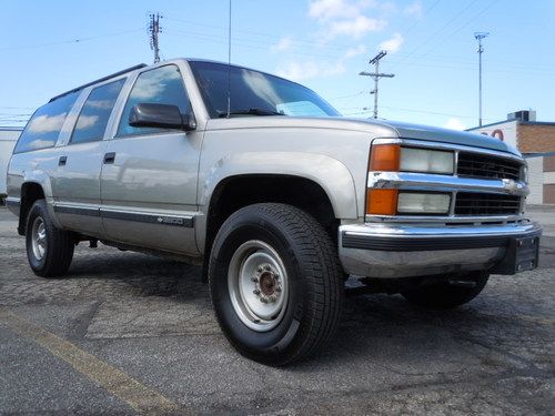 1999 chevrolet suburban 2500 lt 4x4 7.4l 454 ci v8 loaded nice rare k2500 4wd