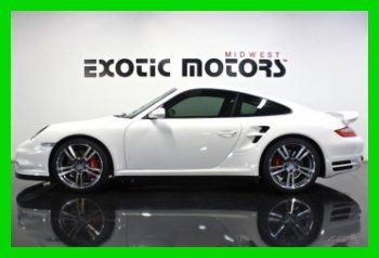 2008 porsche 911 turbo coupe carrera white must see 12k miles only 89,888.00!!!!