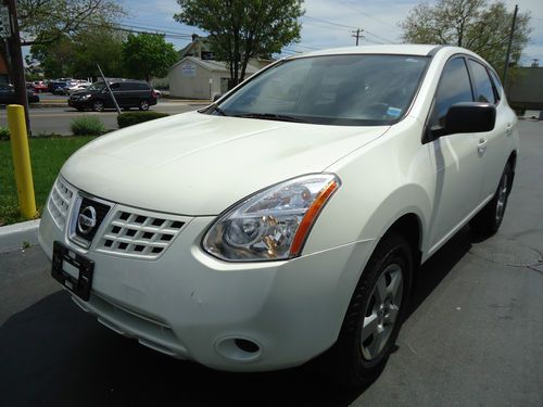 2008 nissan rogue s sport utility 4-door 2.5l white awd gas saver  no reserve