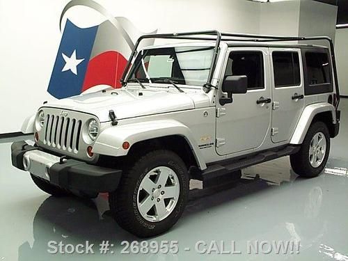 2012 jeep wrangler unltd sahara 4x4 4-dr hardtop nav 6k texas direct auto