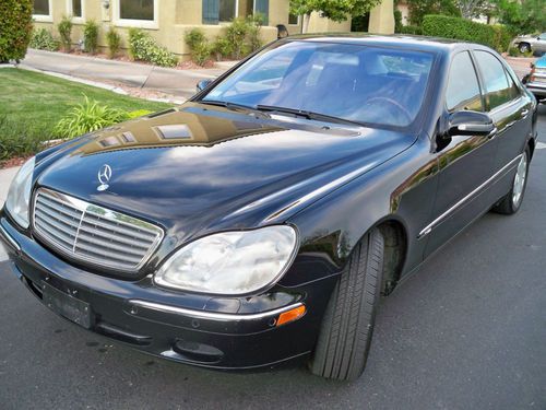 Beautful 01 mercedes s600 clean in and out black in and out clean carfax
