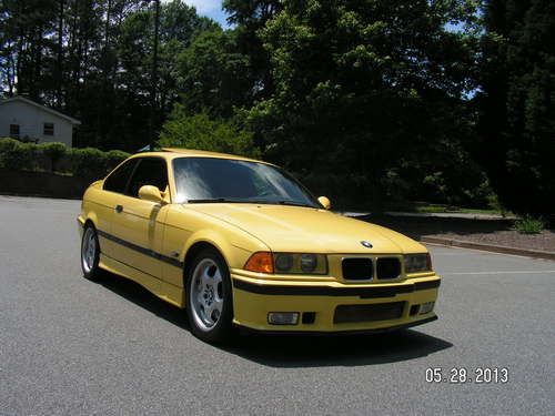 1995 bmw m3 base coupe 2-door 3.0l rare dakar yellow