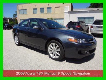2006 acura tsx navigation 6 speed manual 1 owner clean carfax
