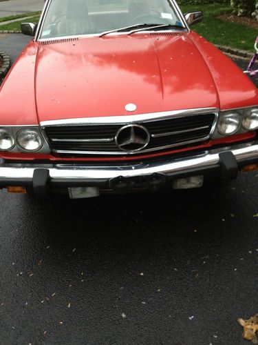 Mercedes benz sl 560 red mint condition