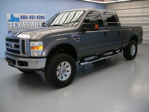 We finance!!!  2008 ford f-250 xlt 4x4 off-road diesel auto lift kit nav cd tv