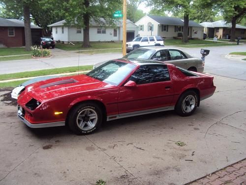 84 chevrolet camaro z28 h.o. t-top, red, not: gt,svt,cobra,ss,rt,zl1,barn find,