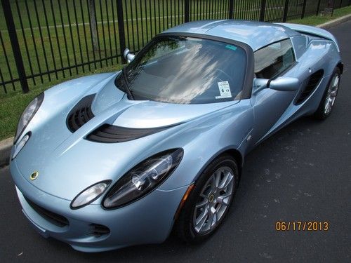 2008 lotus elise sc - liquid blue (rare color &amp; low miles!)