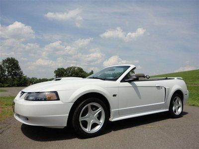 2001 ford mustang gt convertible only 47k original miles 1-owner mint-condition!